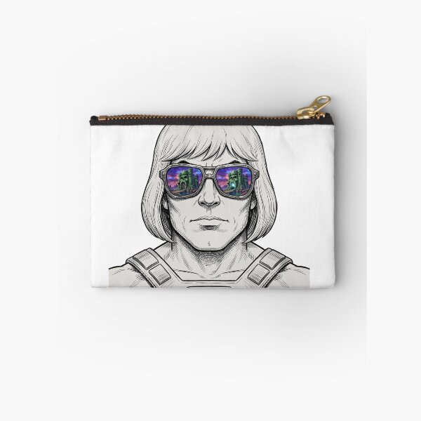 Item preview, He-Man — Castle Grayskull with Green Portal Reflected in His Aviator Shades designed and sold by Bad-Decisions-Designs.