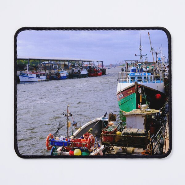 Item preview, Colourful Fishing Boats at North Shields Fish Quay designed and sold by Violaman.