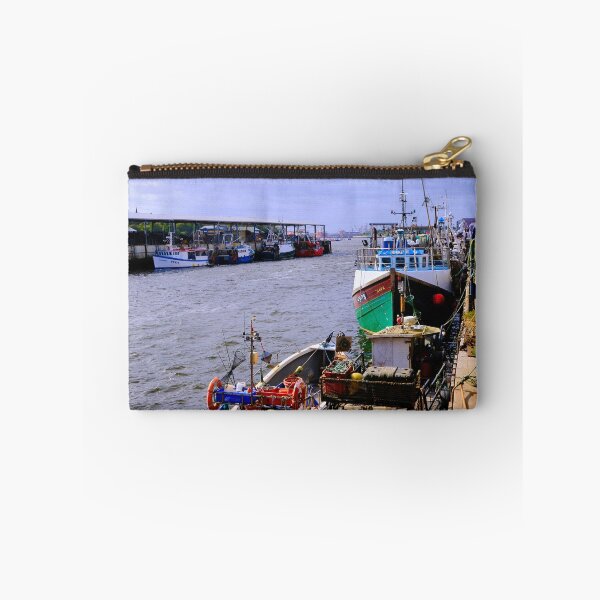 Item preview, Colourful Fishing Boats at North Shields Fish Quay designed and sold by Violaman.