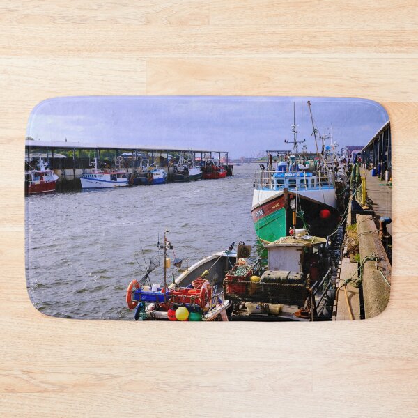 Item preview, Colourful Fishing Boats at North Shields Fish Quay designed and sold by Violaman.