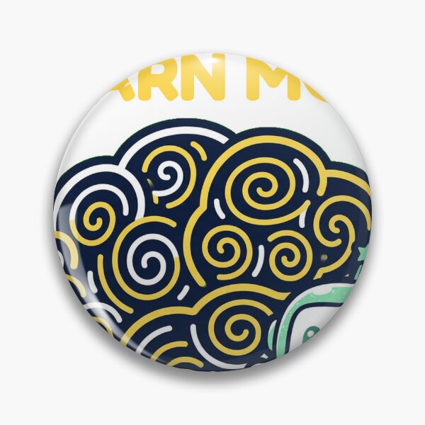 Item preview, Dream Big Learn More - Cute Robot Brain designed and sold by AniaArtStudio.
