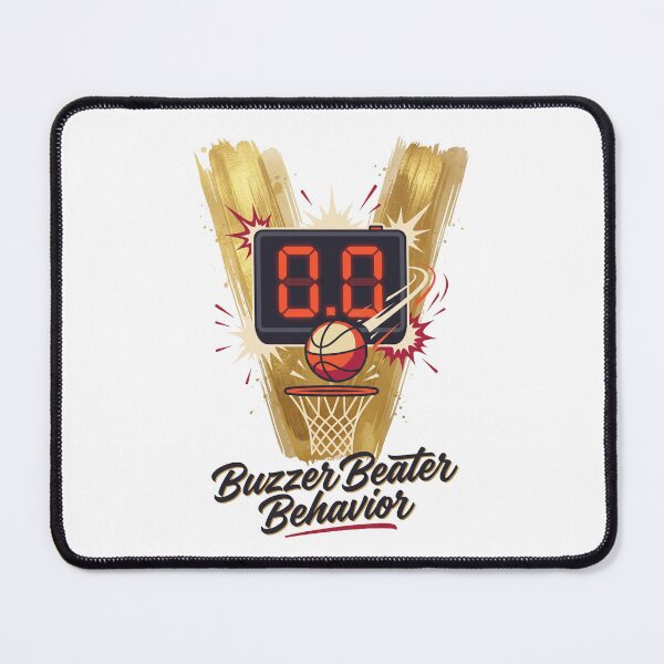 Item preview, Buzzer Beater Basketball Victory Gold Clock Art designed and sold by AURA Vibes.