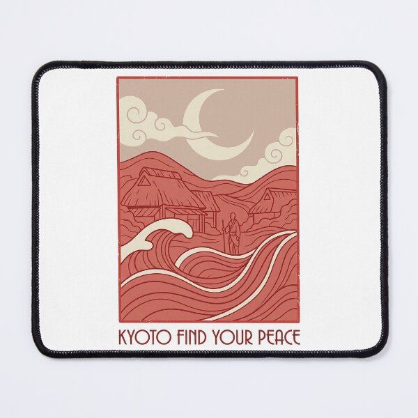 Item preview, Kyoto Find Your Peace Vintage Japanese Landscape Zen Art designed and sold by YOUNG DREAM STORE.
