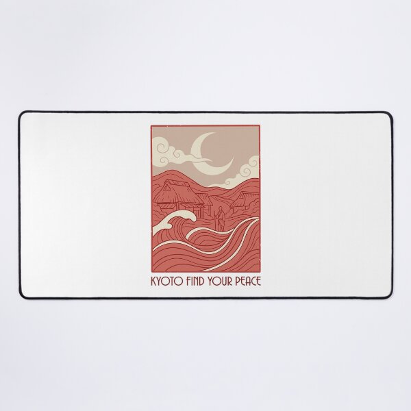 Item preview, Kyoto Find Your Peace Vintage Japanese Landscape Zen Art designed and sold by YOUNG DREAM STORE.