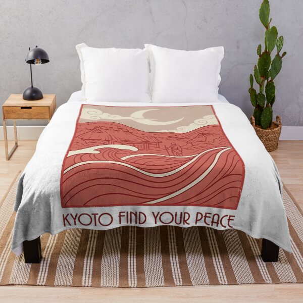 Item preview, Kyoto Find Your Peace Vintage Japanese Landscape Zen Art designed and sold by YOUNG DREAM STORE.