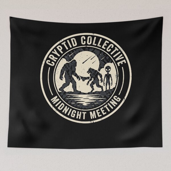 Item preview, Cryptid Collective Midnight Meeting Cryptozoology Believer designed and sold by FolkGraphics.