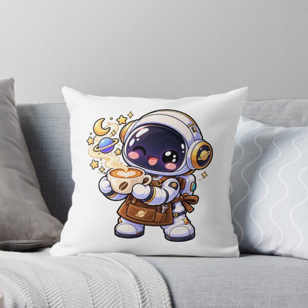 Item preview, Cute Astronaut Barista Kawaii Space Coffee Lover designed and sold by WeirdlyMild.