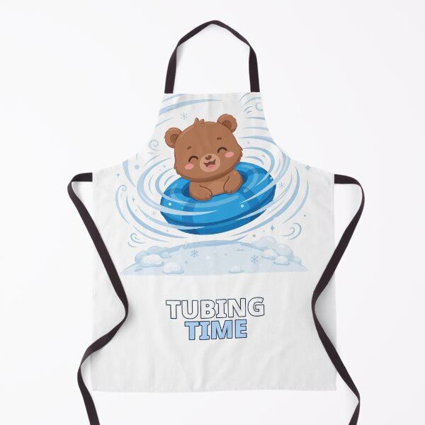 Item preview, Tubing Time Snow Bear Cub Winter designed and sold by ThreeFlyingAces.