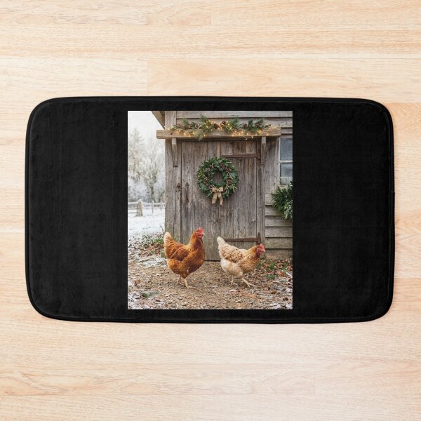 Item preview, Rustic Christmas Hens  designed and sold by Tienda-Vane.