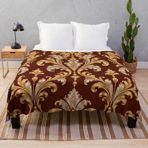 Item preview, Midnight Sienna, Champagne Tan & Gold Rococo designed and sold by DesignsByPrnces.