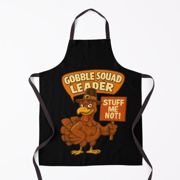 Item preview, Gobble Squad Leader Funny Thanksgiving Turkey designed and sold by PunchDrop.