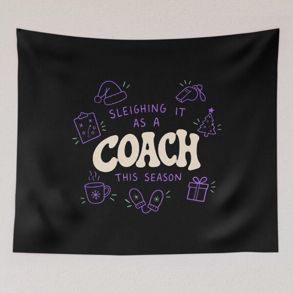 Item preview, Sleighing It as a Coach Funny Christmas Quote designed and sold by NoeValdric.