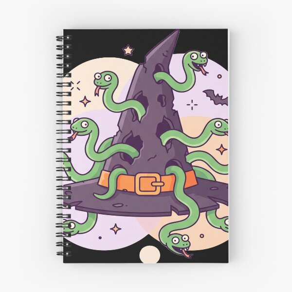 Item preview, Cute Medusa Witch Hat Orange Belt: Funny Halloween Art designed and sold by codex antique.