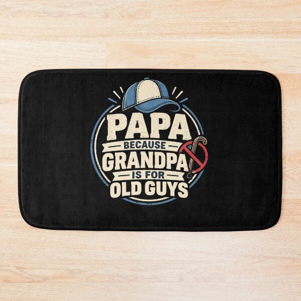 Item preview, Papa Because Grandpa Is For Old Guys Grandfather Grandparent designed and sold by FolkGraphics.