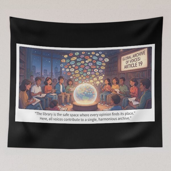 Item preview, Global archive of diverse voices and opinions designed and sold by Mianku | Für das Leben.