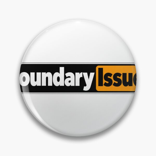 Item preview, Boundary Issues Engineering Humor Wordmark designed and sold by JAQSCOMICS.
