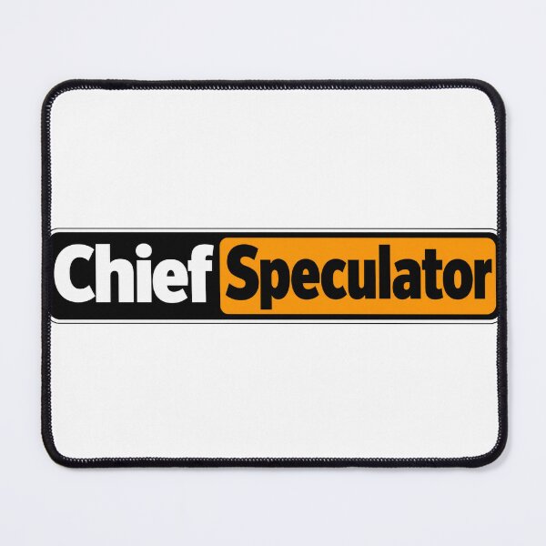 Item preview, Chief Speculator Engineering Humor Wordmark designed and sold by JAQSCOMICS.