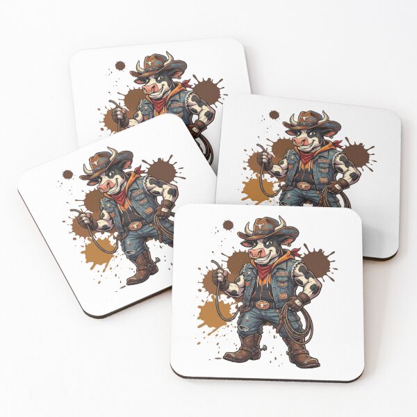 Item preview, Cyberpunk Cowboy Bull Anthro Character Design designed and sold by Gianlu1215.