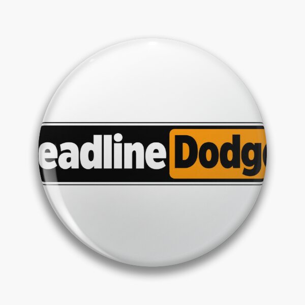Item preview, Deadline Dodger Engineering Humor Wordmark designed and sold by JAQSCOMICS.