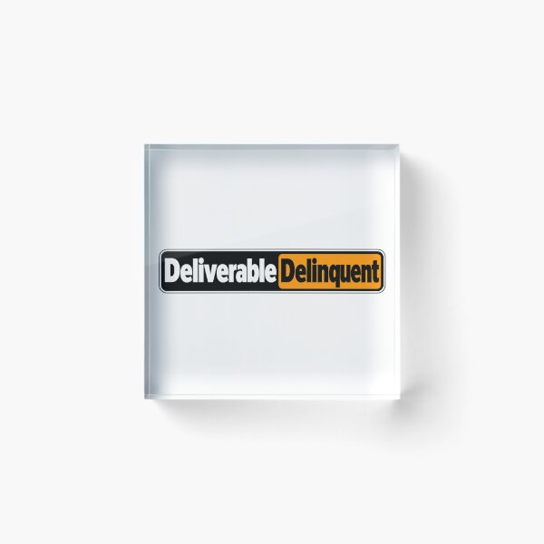 Item preview, Deliverable Delinquent Engineering Humor Wordmark designed and sold by JAQSCOMICS.