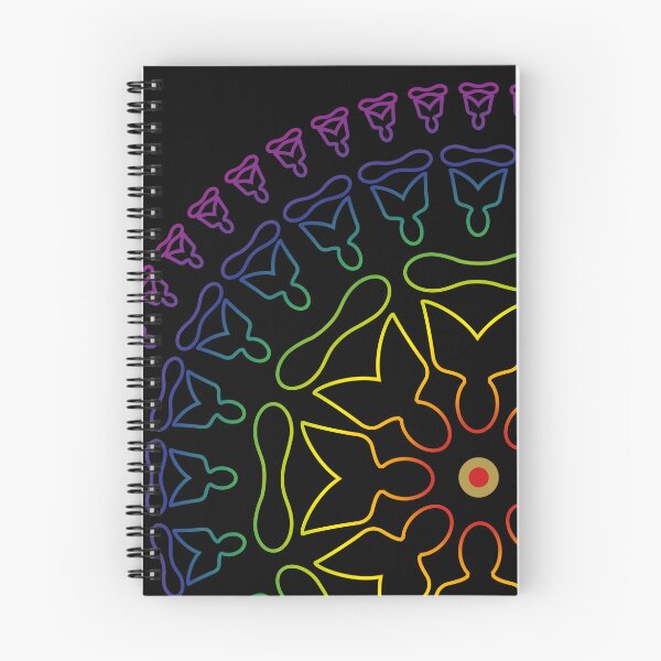 Item preview, Yogis in Harmony – Minimalist Yoga - rainbow colorful yogini and yogi Mandala designed and sold by strandbar.