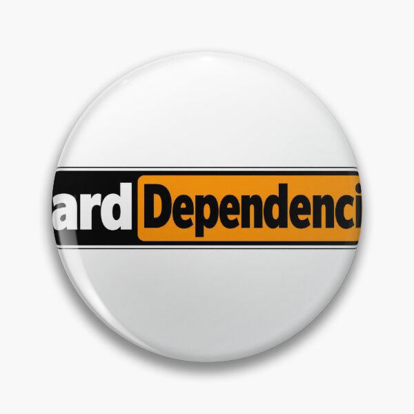 Item preview, Hard Dependencies Engineering Humor Wordmark designed and sold by JAQSCOMICS.