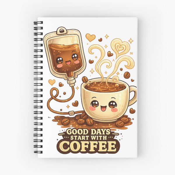 Item preview, Caffeine Happiness IV – Cute Coffee Therapy designed and sold by aliyehc.