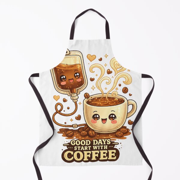 Item preview, Caffeine Happiness IV – Cute Coffee Therapy designed and sold by aliyehc.
