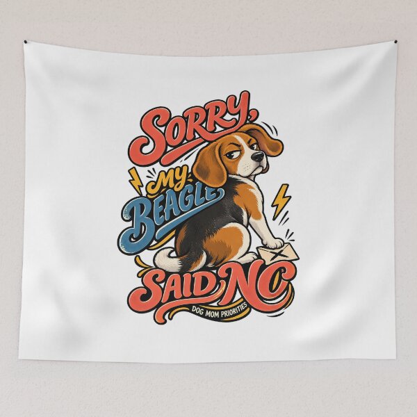 Item preview, Sorry My Beagle Said No Funny Dog Mom Shirt designed and sold by Tong4130.