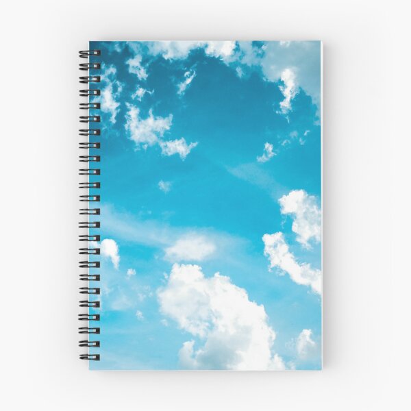 Item preview, Vibrant Turquoise Sky with Whispy Clouds designed and sold by Luxxe87.