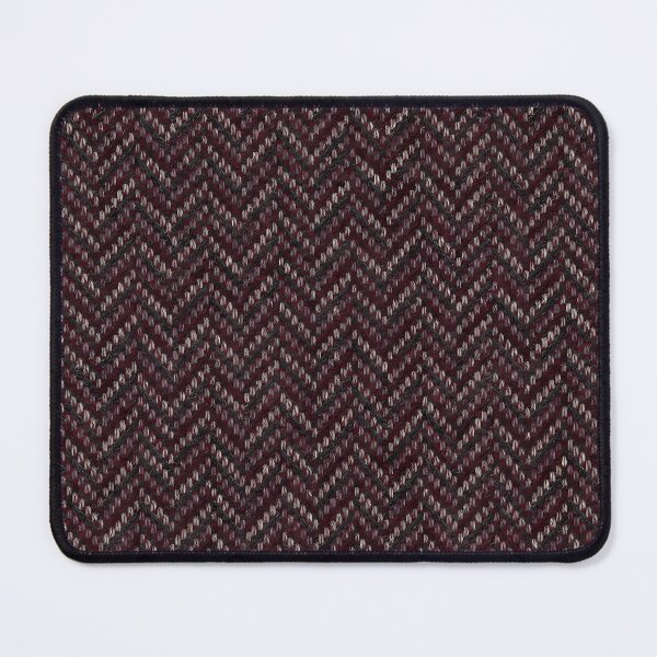 Item preview, Vintage Burgundy Herringbone Wool Tweed Fabric Texture Pattern designed and sold by Apex Designs.
