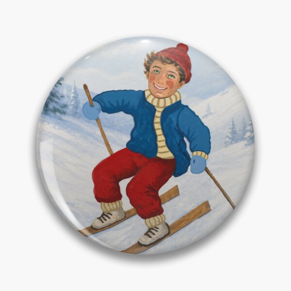 Item preview, Joyful Skier designed and sold by Artworks by Wilma.