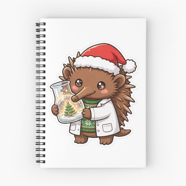 Item preview, Echidna Christmas Science Snowglobe Beaker Tree designed and sold by Wildlife-Walk.