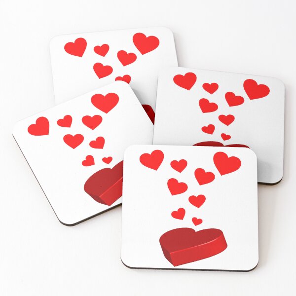 Item preview, Red Heart Box Flying Hearts Love Valentine's Day Romantic Gift designed and sold by CLC54.