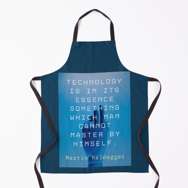 Item preview, Martin Heidegger quote: Technology is in its essence something which man cannot master by himself. designed and sold by artbleed.