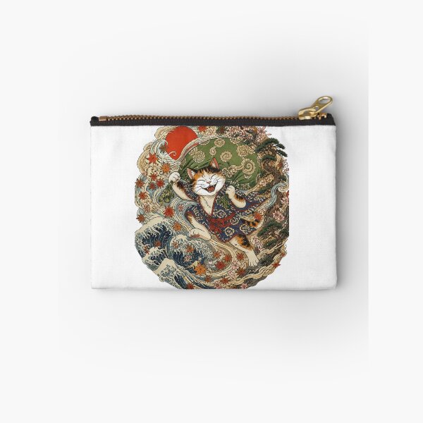 Item preview, Wind God Cat | Ukiyo-e Cat | Japanese Design designed and sold by JapanMemoir.