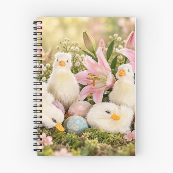 Item preview, Fluffy Easter Ducklings in a Pastel Spring Garden designed and sold by Kimberly Palmer.