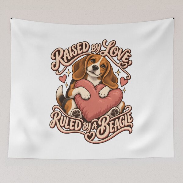 Item preview, Raised By Love Ruled By A Beagle Dog Mom Design designed and sold by Tong4130.