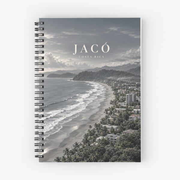 Item preview, Jacó Cinematic Monochrome Coastal Artwork designed and sold by MichaeIRellov.