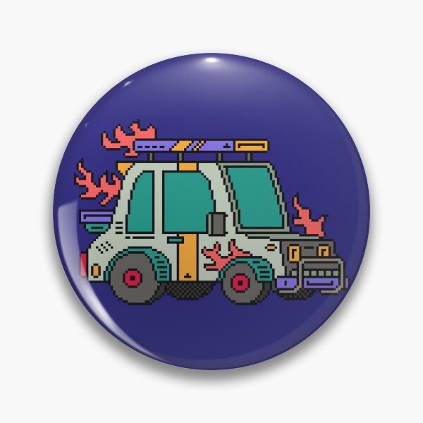 Item preview, Mini Car Fire Pixel Art designed and sold by Wildan Kurniawan.