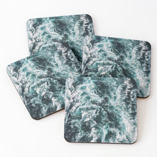 Item preview, Churning Deep Blue Ocean Waves Foam designed and sold by Luxxe87.