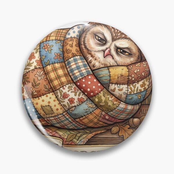 Item preview, Born To Rest Forced To Participate Tired Owl Cozy Cottagecore Humor designed and sold by CoolCrazyChaos.