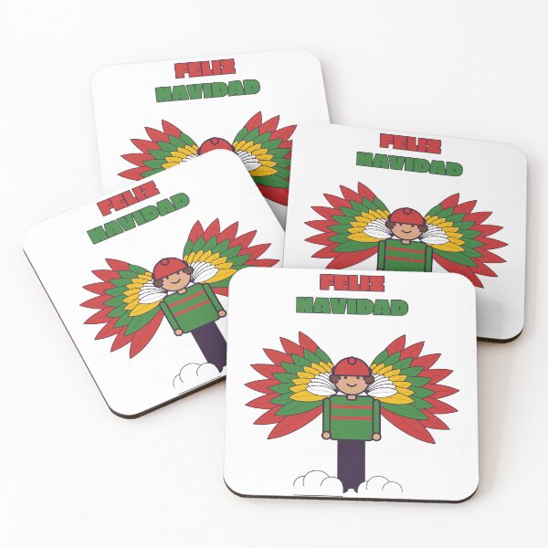 Item preview, Feliz Navidad · Kid with Christmas Wings designed and sold by EdicionesSastal.