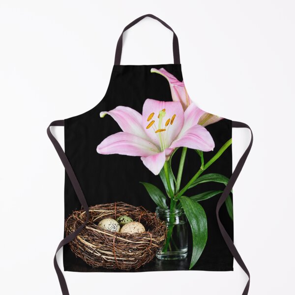 Item preview, Pink Lilies and Speckled Eggs in a Spring Nest designed and sold by Kimberly Palmer.