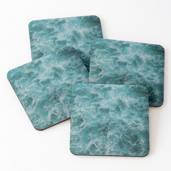 Item preview, Aesthetic Turquoise Ocean Water Waves Foam designed and sold by Luxxe87.