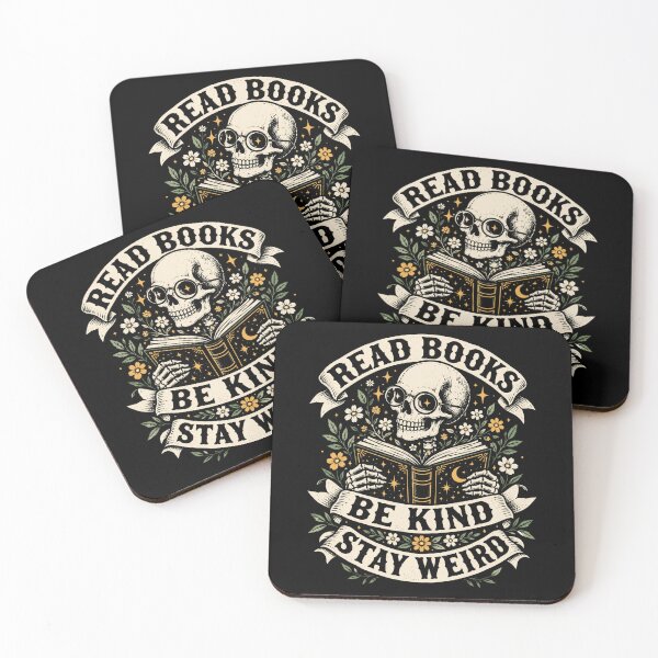 Item preview, Read Books Be Kind Stay Weird Book Lover Reader Kindness Individual Unique Personality designed and sold by FolkGraphics.