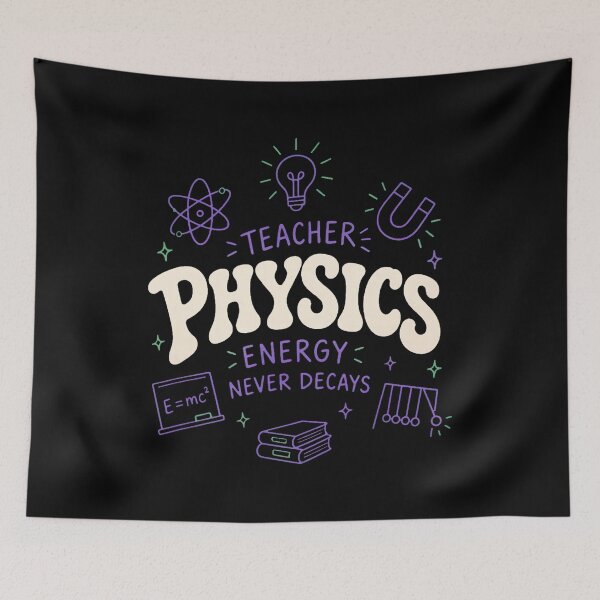 Item preview, Physics Teacher Energy Never Decays Funny Science Quote designed and sold by NoeValdric.