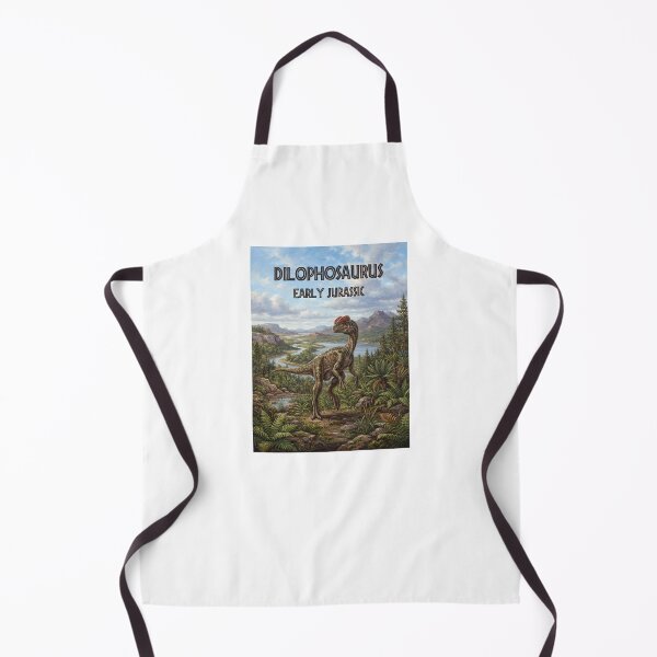 Item preview, Realistic Dilophosaurus Vertical Paleoart III designed and sold by Yaremchuk.