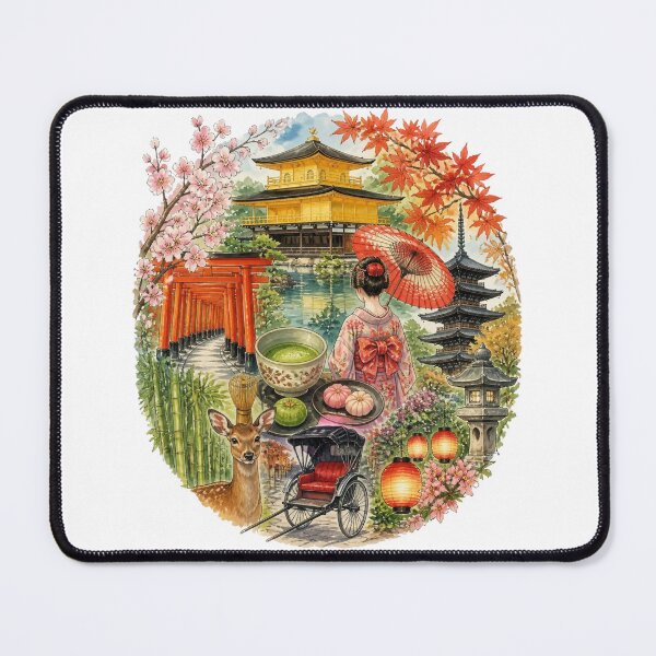 Item preview, Kyoto Travel Memories | Japan Travel Collage | Japanese Design designed and sold by JapanMemoir.
