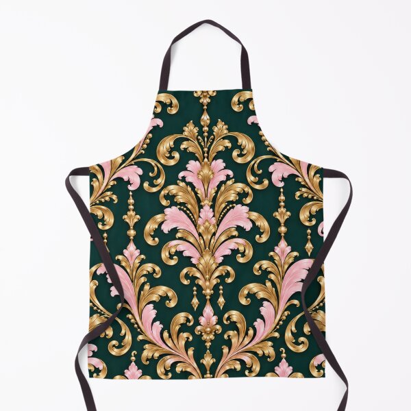 Item preview, Dark Teal, Pink & Gold Rococo designed and sold by DesignsByPrnces.
